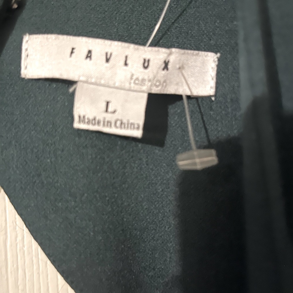 Dark green structured dress - Picture 6 of 11